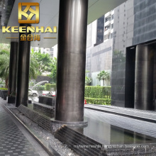 Decorative Solid Metal Columns Cladding Panel